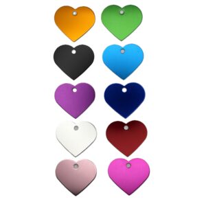 Herzförmiger Anhänger aus Aluminium – personalisierter Liebesbeweis