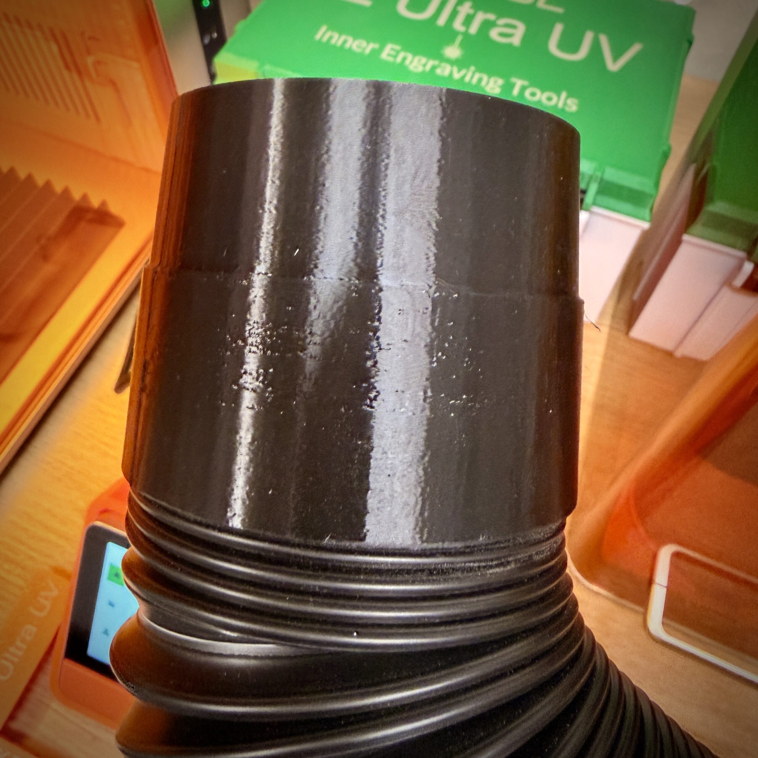 xTool Schlauchadapter 80 mm | 3D-Druck Datei (Nur Download)